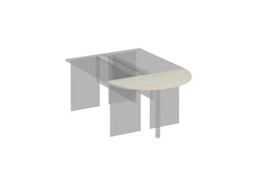 Приставка к столу без опоры, Комфорт К 206, 120х60х2.5 см К.206 - Приставки