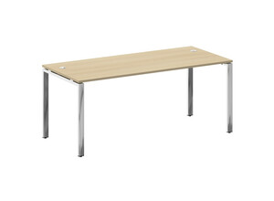 Стол руководителя на П-образном м/к, Metal System Direct БП.СРР-5.8, 180х80х75 см