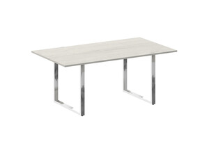 Стол переговорный на О-образном м/к, Metal System Direct БО.ПРГ-180, 180х100х75 см