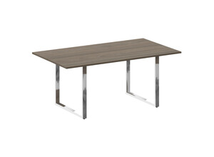 Стол переговорный на О-образном м/к, Metal System Direct БО.ПРГ-180, 180х100х75 см