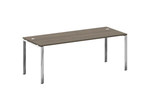 Стол руководителя на П-образном м/к, Metal System Direct БП.СРР-6.8, 200х80х75 см