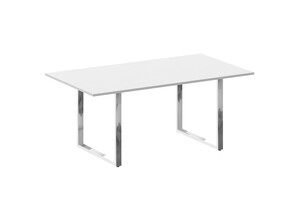 Стол переговорный на О-образном м/к, Metal System Direct БО.ПРГ-180, 180х100х75 см