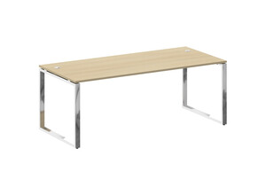 Стол руководителя на О-образном м/к, Metal System Direct БО.СРР-6.9, 200х90х75 см