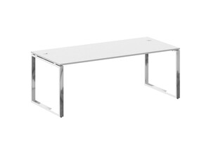 Стол руководителя на О-образном м/к, Metal System Direct БО.СРР-6.9, 200х90х75 см