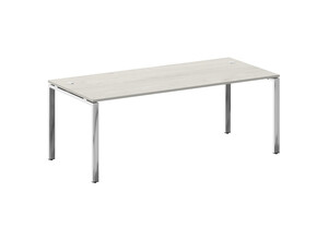 Стол руководителя на П-образном м/к, Metal System Direct БП.СРР-6.9, 200х90х75 см