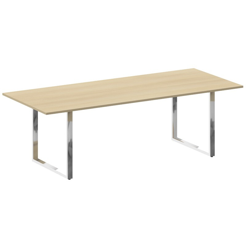 Стол переговорный на О-образном м/к, Metal System Direct БО.ПРГ-240, 240х100х75 см