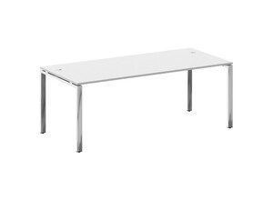 Стол руководителя на П-образном м/к, Metal System Direct БП.СРР-6.9, 200х90х75 см