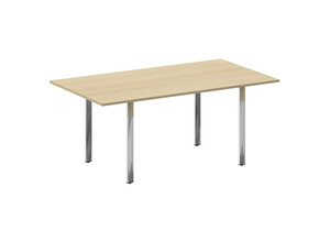 Стол переговорный на П-образном м/к, Metal System Direct БП.ПРГ-180, 180х100х75 см