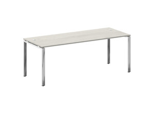 Стол руководителя на П-образном м/к, Metal System Direct БП.СРР-6.8, 200х80х75 см