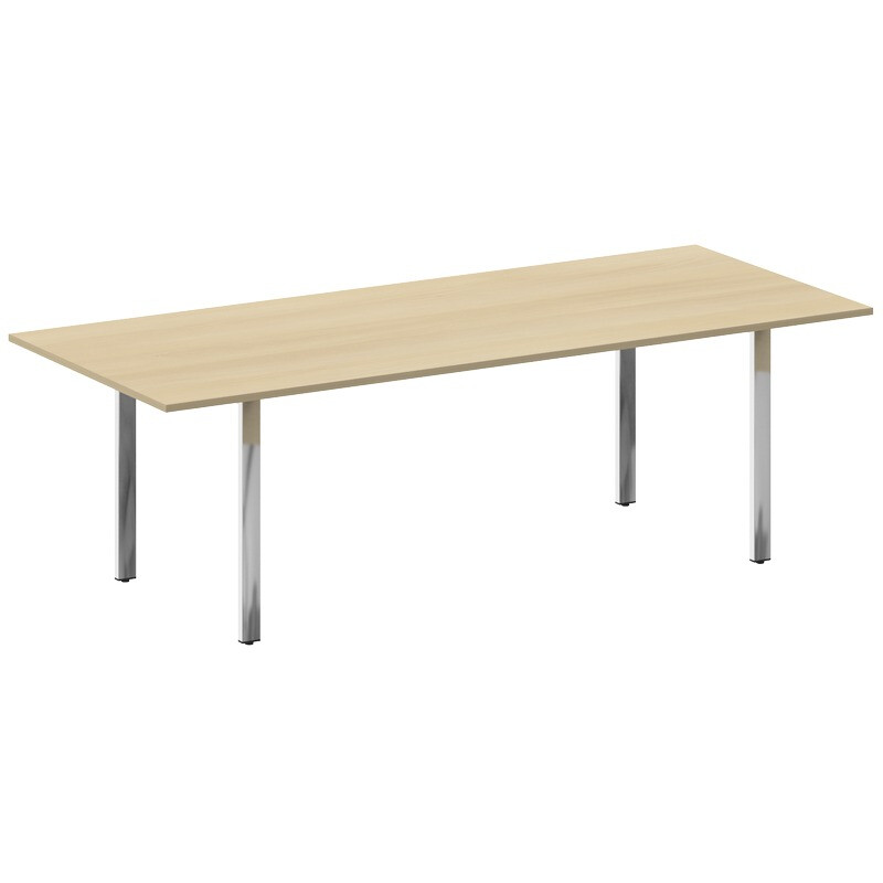 Стол переговорный на П-образном м/к, Metal System Direct БП.ПРГ-240, 240х100х75 см