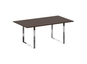 Стол переговорный на О-образном м/к, Metal System Direct БО.ПРГ-180, 180х100х75 см