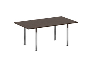 Стол переговорный на П-образном м/к, Metal System Direct БП.ПРГ-180, 180х100х75 см