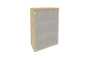 Шкаф средний широкий, Onix O.ST-2.4, 80х42х121 см O.ST-2.4 - Офисные шкафы