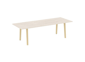Стол переговорный, опоры - массив дерева, Onix Wood Direct OW.PRG-25, 258х98х75 см