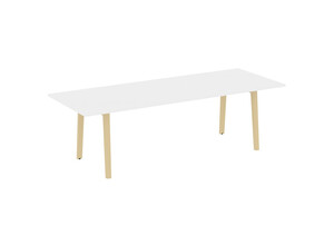 Стол переговорный, опоры - массив дерева, Onix Wood Direct OW.PRG-25, 258х98х75 см
