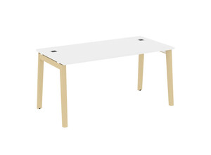 Стол руководителя, опоры - массив дерева, Onix Wood Direct OW.SRR-4.8, 158х80х75 см