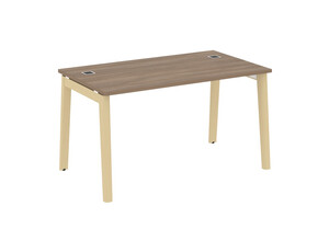 Стол руководителя, опоры - массив дерева, Onix Wood Direct OW.SRR-3.8, 138х80х75 см