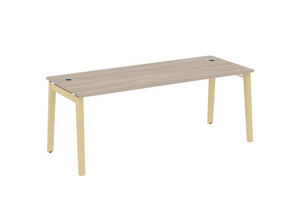 Стол руководителя, опоры - массив дерева, Onix Wood Direct OW.SRR-6.8, 198х80х75 см