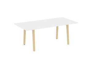 Стол переговорный, опоры - массив дерева, Onix Wood Direct OW.PRG-19, 198х98х75 см