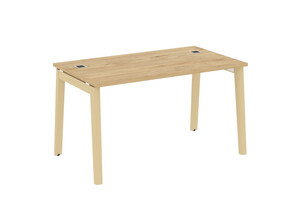 Стол руководителя, опоры - массив дерева, Onix Wood Direct OW.SRR-3.8, 138х80х75 см
