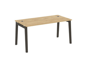 Стол руководителя, опоры - массив дерева, Onix Wood Direct OW.SRR-4.8, 158х80х75 см