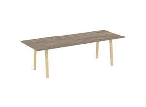 Стол переговорный, опоры - массив дерева, Onix Wood Direct OW.PRG-25, 258х98х75 см