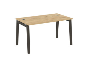 Стол руководителя, опоры - массив дерева, Onix Wood Direct OW.SRR-3.8, 138х80х75 см