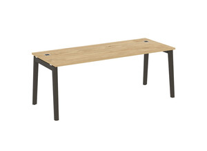 Стол руководителя, опоры - массив дерева, Onix Wood Direct OW.SRR-6.8, 198х80х75 см