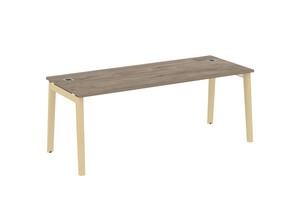 Стол руководителя, опоры - массив дерева, Onix Wood Direct OW.SRR-6.8, 198х80х75 см