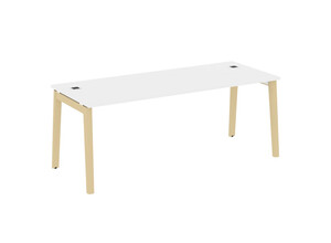 Стол руководителя, опоры - массив дерева, Onix Wood Direct OW.SRR-6.8, 198х80х75 см