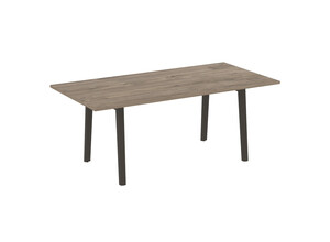 Стол переговорный, опоры - массив дерева, Onix Wood Direct OW.PRG-19, 198х98х75 см