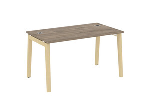 Стол руководителя, опоры - массив дерева, Onix Wood Direct OW.SRR-3.8, 138х80х75 см