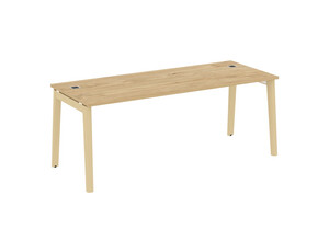 Стол руководителя, опоры - массив дерева, Onix Wood Direct OW.SRR-6.8, 198х80х75 см