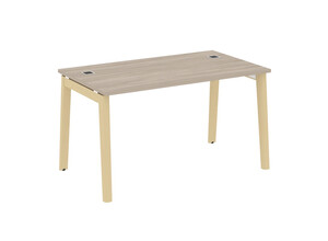 Стол руководителя, опоры - массив дерева, Onix Wood Direct OW.SRR-3.8, 138х80х75 см