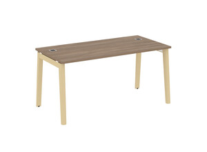 Стол руководителя, опоры - массив дерева, Onix Wood Direct OW.SRR-4.8, 158х80х75 см