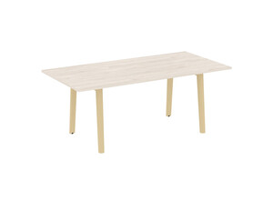 Стол переговорный, опоры - массив дерева, Onix Wood Direct OW.PRG-19, 198х98х75 см