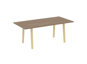 Стол переговорный, опоры - массив дерева, Onix Wood Direct OW.PRG-19, 198х98х75 см
