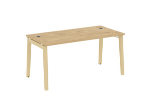 Стол руководителя, опоры - массив дерева, Onix Wood Direct OW.SRR-4.8, 158х80х75 см