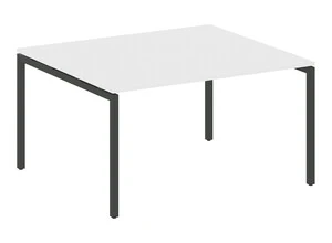 Стол для переговоров (1 столешница) на П-образном м/к, Metal system quattro 40x40, 40БП.ПРГ-1.3