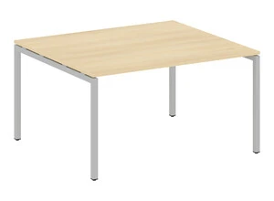 Стол для переговоров (1 столешница) на П-образном м/к, Metal system quattro 40x40, 40БП.ПРГ-1.3