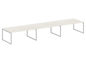 Стол для переговоров (3 столешницы) на О-образном м/к, Metal system quattro 40x40, 40БО.ПРГ-3.5