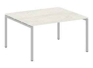 Стол для переговоров (1 столешница) на П-образном м/к, Metal system quattro 40x40, 40БП.ПРГ-1.3