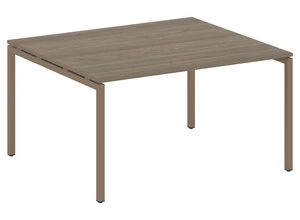 Стол для переговоров (1 столешница) на П-образном м/к, Metal system quattro 40x40, 40БП.ПРГ-1.3