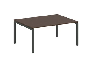 Стол для переговоров (1 столешница) на П-образном м/к, Metal system quattro 50x50 50БП.ПРГ-1.4
